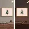 Christmas Season - Kerst - Kerstboom - Roze Light Box met batterij (Wandlamp) middel -sfeer3