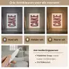 Red - Cake - Decoratie - Eten Light Box met kabel (Tafellamp) klein -USP_lichtkleurNL