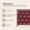 Bloemen - Waaier - Paars Balkonbeschermer Duitsland klein 596 -specs_NL