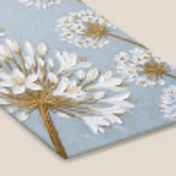Illustratie - Bloemen - Blauw fotolijst zwart zonder passe partout klein -zsfeer6