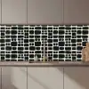 Modern - Organisch - Zwart keuken achterwand 2 middel 871 zz_3dshopping