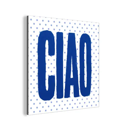 Ciao - Stippen - Roze - Wit aluminium wit klein -3d