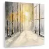 Winter - Abstract - Sneeuw - Natuur - Zon plexiglas 5mm klein -zzzproduct_nieuw