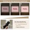 Statement - Krachtig - Roze Light Box met batterij (Wandlamp) middel -USP_dimbaarNL