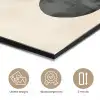 Japandi - Wabi sabi - Beige aluminium wit klein -closeup_NL