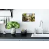 Dorp - Zon - Kraampjes - Huizen Muursticker klein -keuken