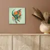 Dino - Bladeren - Grafisch - Groen aluminium wit klein -sfeer4