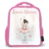 Ballerina - Elf - Fee Kinderrugzak - Roze middel -3d