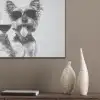 Hondje - Wijnglas - Zonnebril - Enthousiast PET vilt klein -sfeer6_closeup