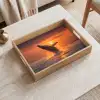 Walvis - Zon - Zee Dienblad Rechthoek middel -sfeer1