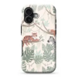 Jungle - Rustiek - Pastel Toughcase MagSafe Apple iPhone 17 klein -3d