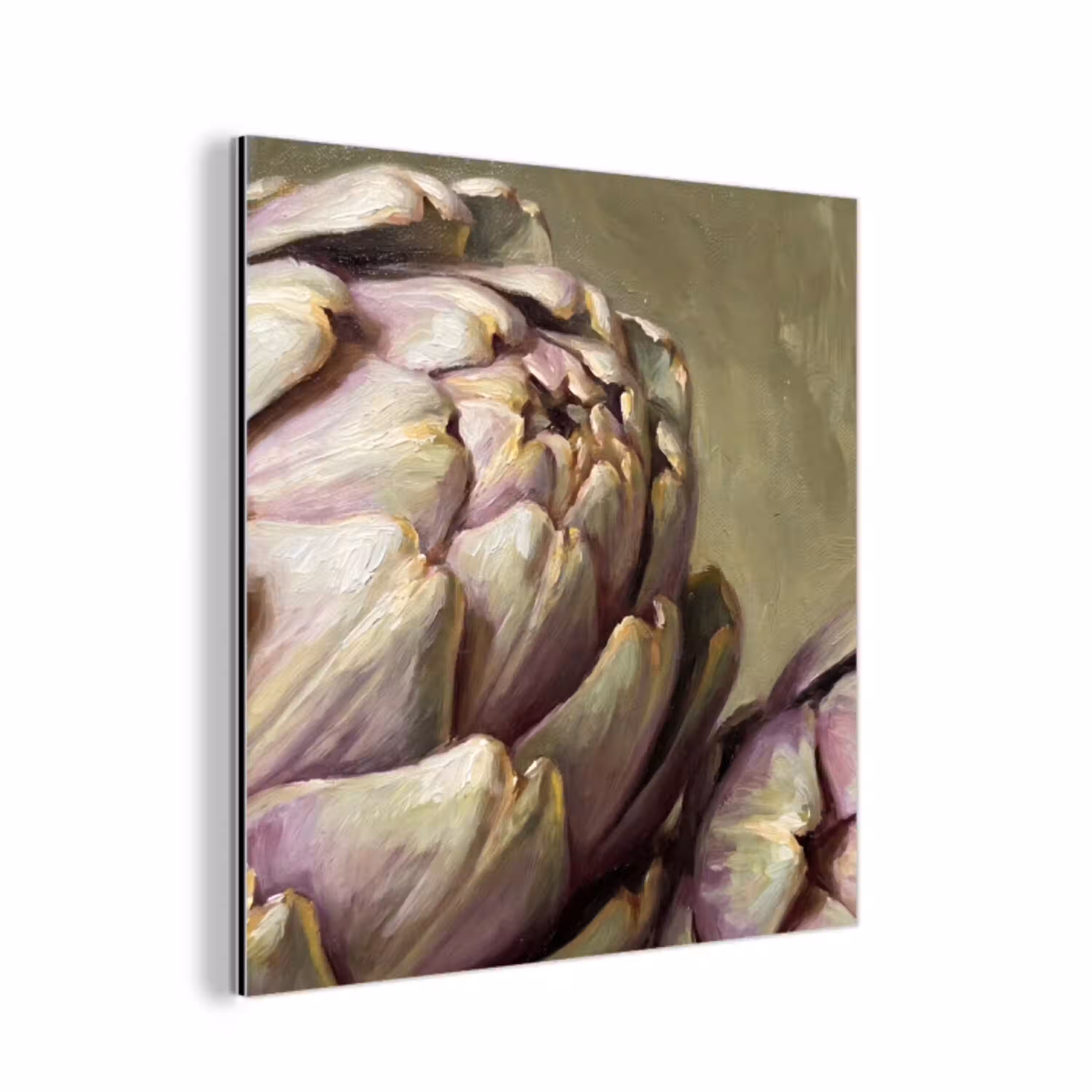 Groente - Stilleven - Schilderij aluminium wit klein -3d