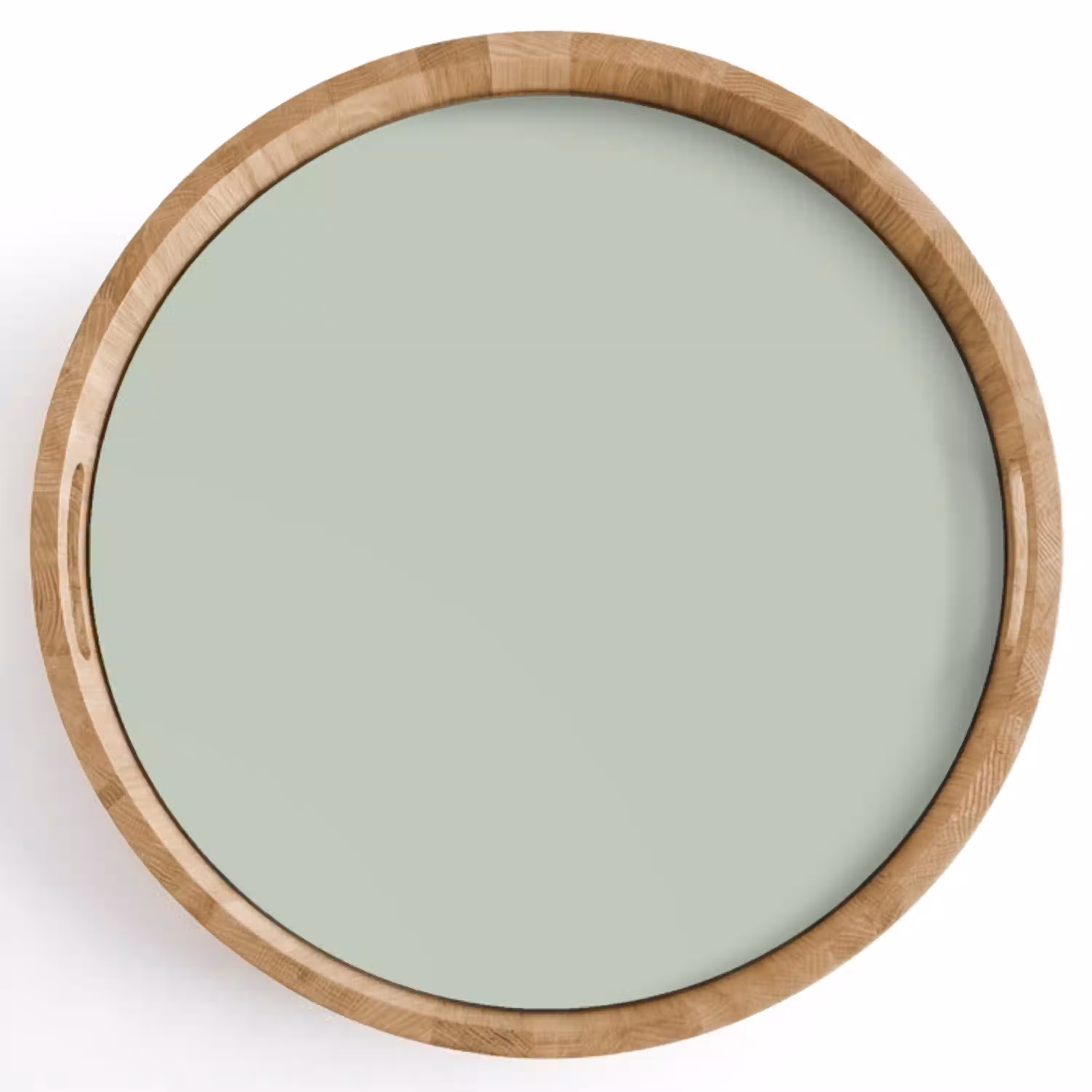 Frosted - Mint - Groen Dienblad Rond middel 914 -z3d_shopping