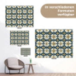 Motief - Tegel - Okergeel tuinposter los doek klein 239 -Xsfeer9_DE