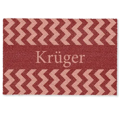 Familie - In - Muster - Terrakotta Deurmat klein -zkaufland3d