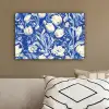 Bloemen - Delfts Blauw - Patroon - Tulp canvas 2cm klein -sfeer3