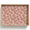 Gerbera - Bloemen - Roze Dienblad Rechthoek middel 911 -z3d_shopping