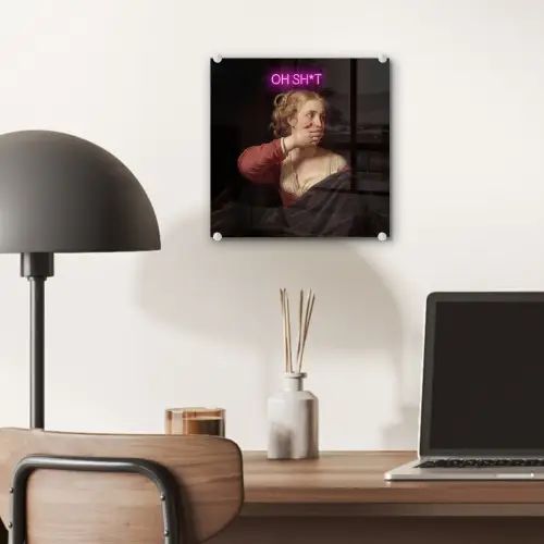 Quote - Neon - vrouw plexiglas 5mm klein -sfeer6