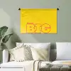 Dream big - Geel - Grafisch Wandkleed katoen klein -sfeer7