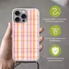 Pastel - uitpatroon - Geometrisch Hoesje iPhone 16 Pro Max met koord klein 804 -sfeer2_NL