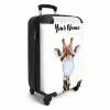 Kauwende Kobus blauw NBS - Handbagage koffer - Kinderen Unisex middel -productfoto_3d