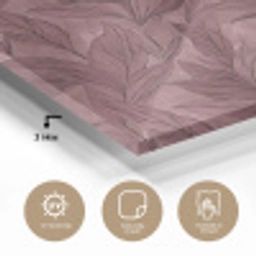 Bladeren - Patroon - Paars plexiglas 5mm klein 11 -sfeer2