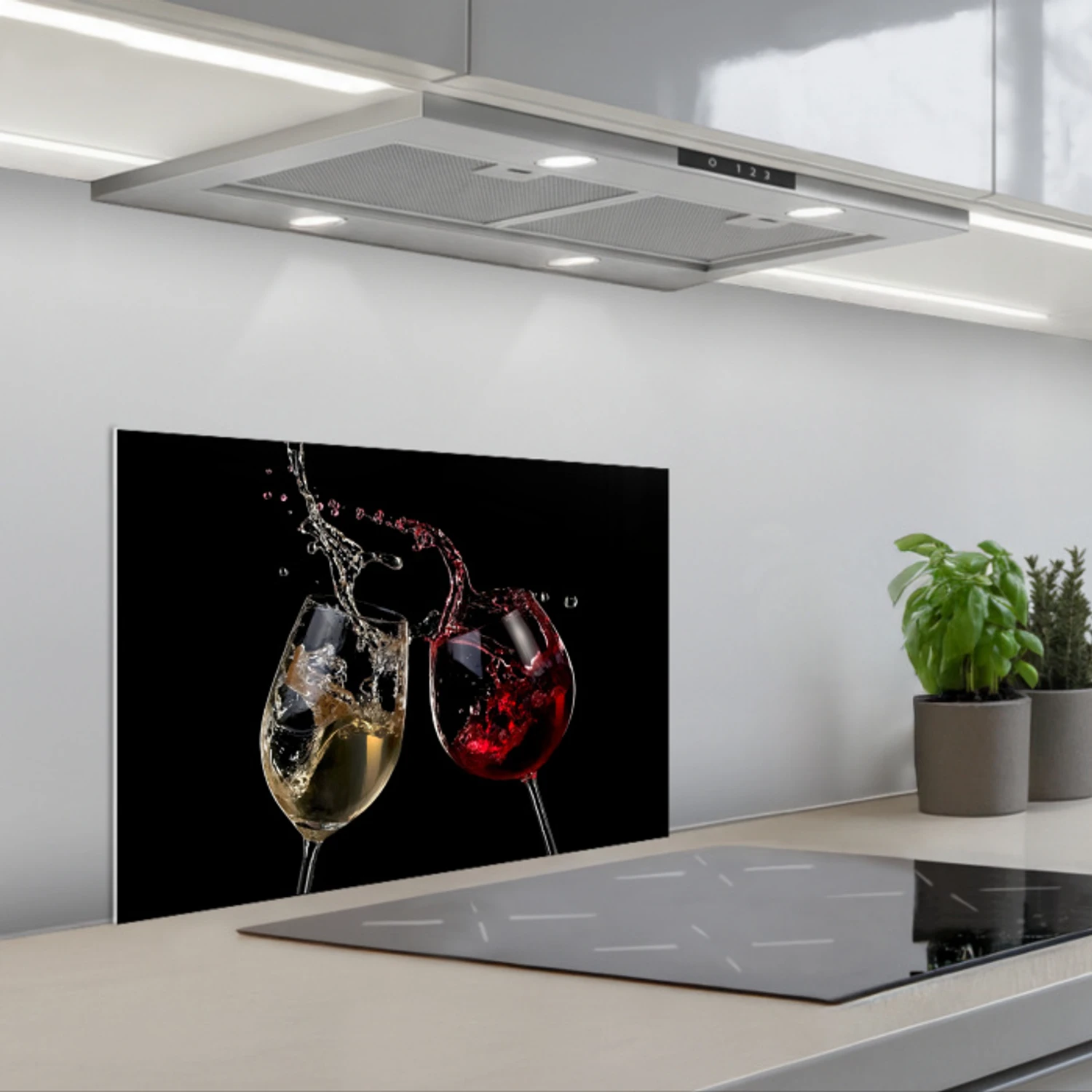 Dynamische Wijnsymfonie keuken achterwand spatscherm klein -3d_schuin