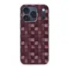 Vierkant - Tegel - Patroon - Paars Telefoonhoesje iPhone 17 Pro klein 878 -3d