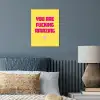 Geel - Valentijn - Tekst poster papier klein -sfeer2