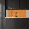 Oranje - Mandala - Design - Bohemian - Vintage keuken achterwand 2 middel 871 -sfeer1