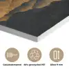 Gouden Bergen bij Maanlicht PET vilt klein -closeup_NL