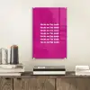 Focus on the good - Roze - wit plexiglas 5mm klein -sfeer1