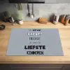 Vaderdag geschenk - Vader - Spreuken - De beste vaders - Quote Inductie beschermer vinyl 3mm klein -sfeer5