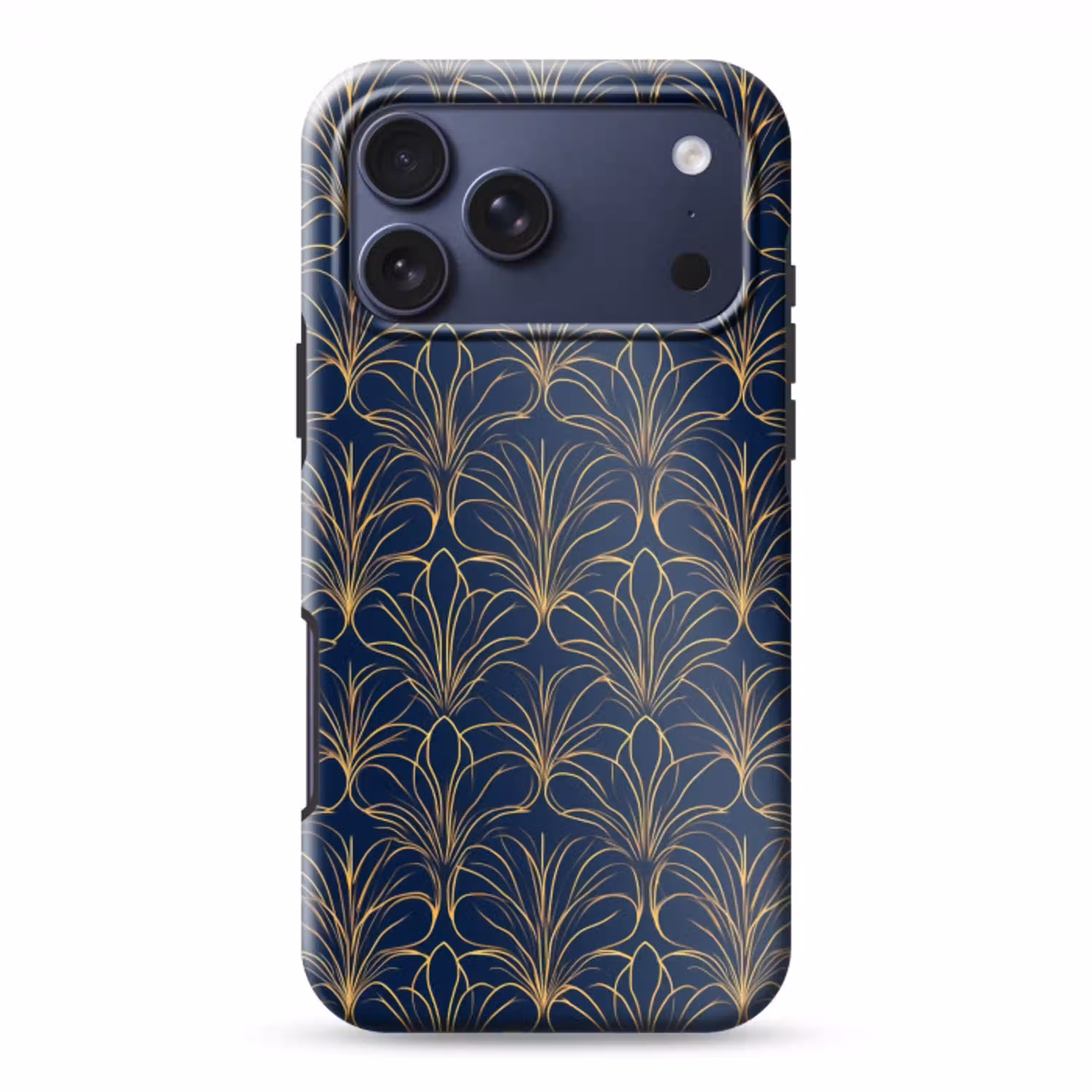 Deco - Waaier - Blauw Toughcase MagSafe Apple iPhone 17 Pro Max klein 1019 -3d