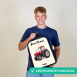 Tractor - Getekend - Rood Rugzak - Zwart middel -sfeer7_DE