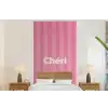 Gestreept - Roze - Chéri fotobehang vinyl groot -bed