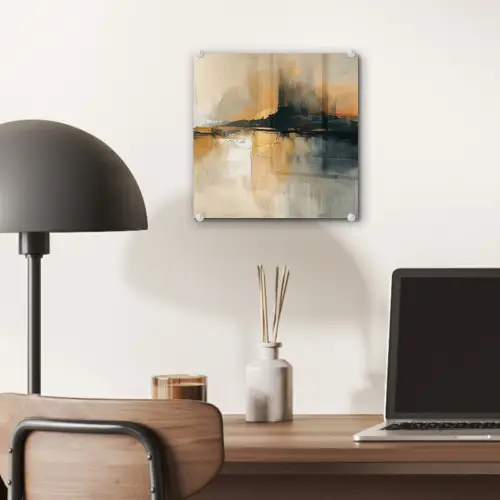 Moderne kunst - Abstract - Zwart plexiglas 5mm klein -sfeer6