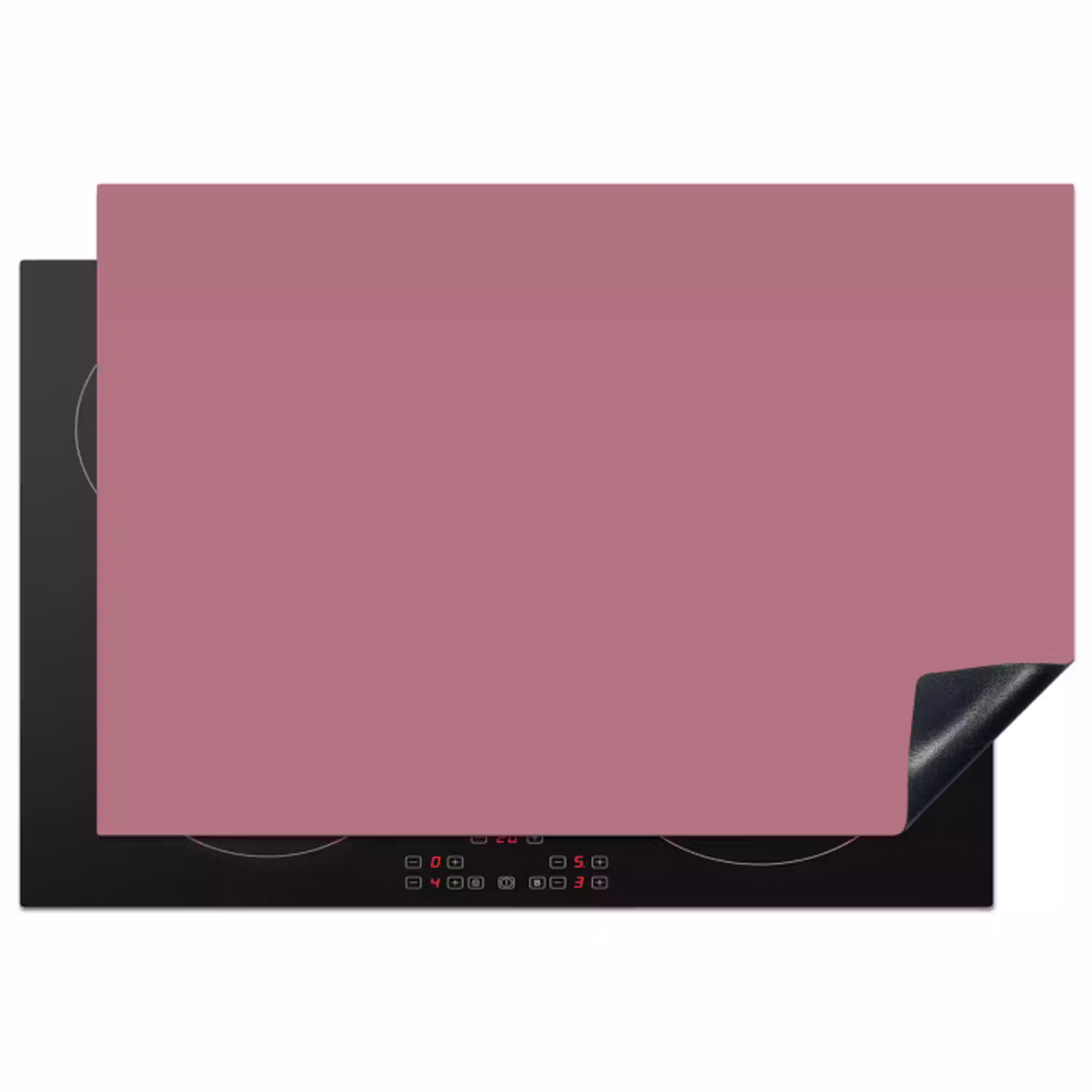 Antique - Mauve - Roze Inductie beschermer vinyl 3mm klein 276 -3d