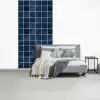 Tegel - Modern - Blauw fotobehang vinyl groot 64 -slaapkamer
