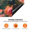 Roze - Patroon - Bloemen Inductie beschermer vinyl 3mm klein 276 -zzzzzzz-td-onderkant