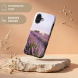 Lavendel - Landschap - Sereen - Paars Toughcase MagSafe Apple iPhone 17 klein -USP_RandenV_DE