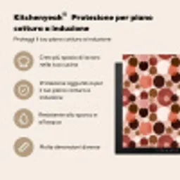 Cirkels - Modern - Kleurrijk Inductie beschermer vinyl 3mm middel 274 -zzzsfeer2_ITA