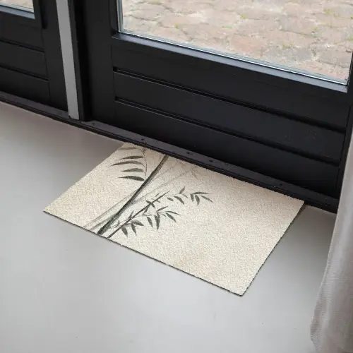 Japandi - Bamboe - Beige Deurmat klein -sfeer2