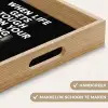 Tekst - Bokshandschoenen - Wit Dienblad Rechthoek middel -USP_HandgreepNL