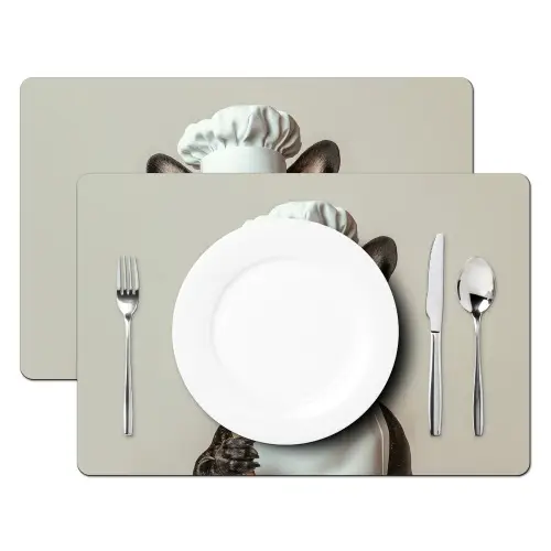 Bril - Hond - Kok Placemat vinyl groot -zzsfeer2_Kitchenyeah-website
