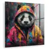 Graffiti - Panda - Jas - Kleurrijk plexiglas 5mm klein -zzzproduct_nieuw