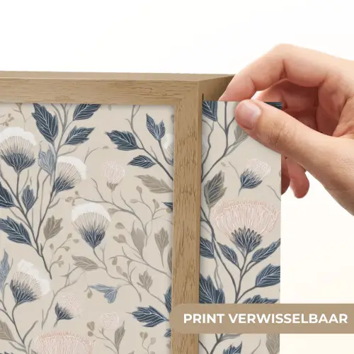 Klassiek - Botanisch - Kleurrijk Light Box met batterij (Wandlamp) middel 907 -USP_websiteprintNL