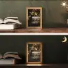 Lichtjes - Champagne - Dienblad - Glazen Light Box met kabel (Tafellamp) klein -sfeer3