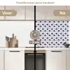 Oceaan - Visachtig - Blauw - Wit keuken achterwand 2 middel 871 -voor-na2_NL
