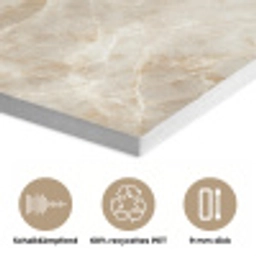 Lichtbeige - Onyx - Subtiel PET vilt klein 837 -closeup_DE